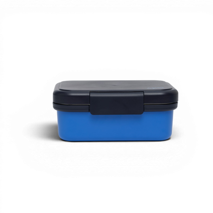 Edelstahl Brotdose Blue