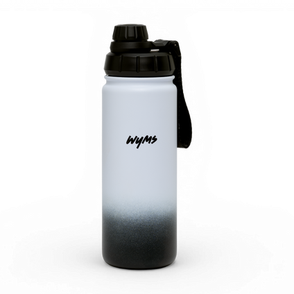 Wyms Edelstahl Trinkflasche Fade Black