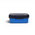 Edelstahl Brotdose Blue
