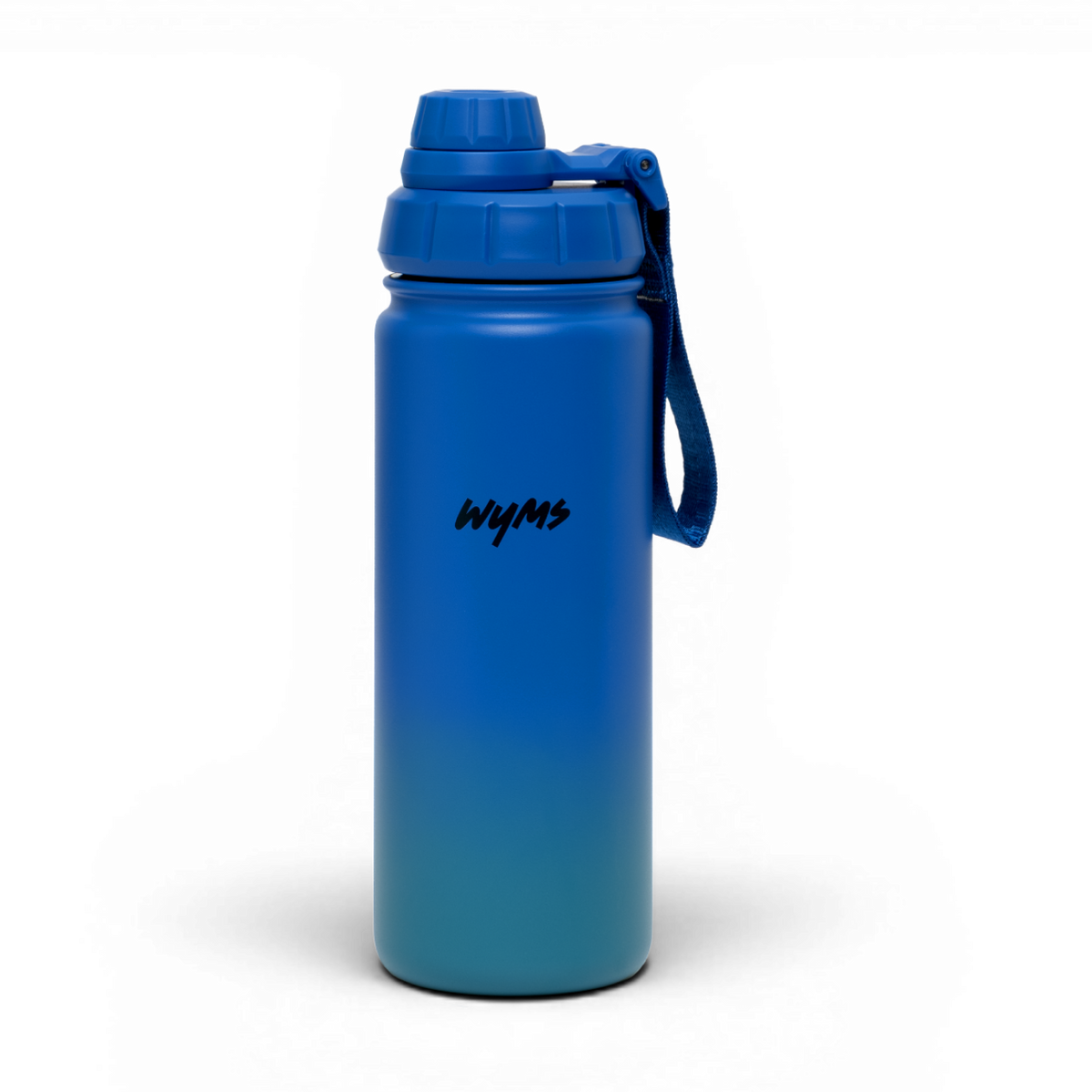 wyms Edelstahl Trinkflasche Fade Blue – 500 ml, 100 % dicht, BPA-frei