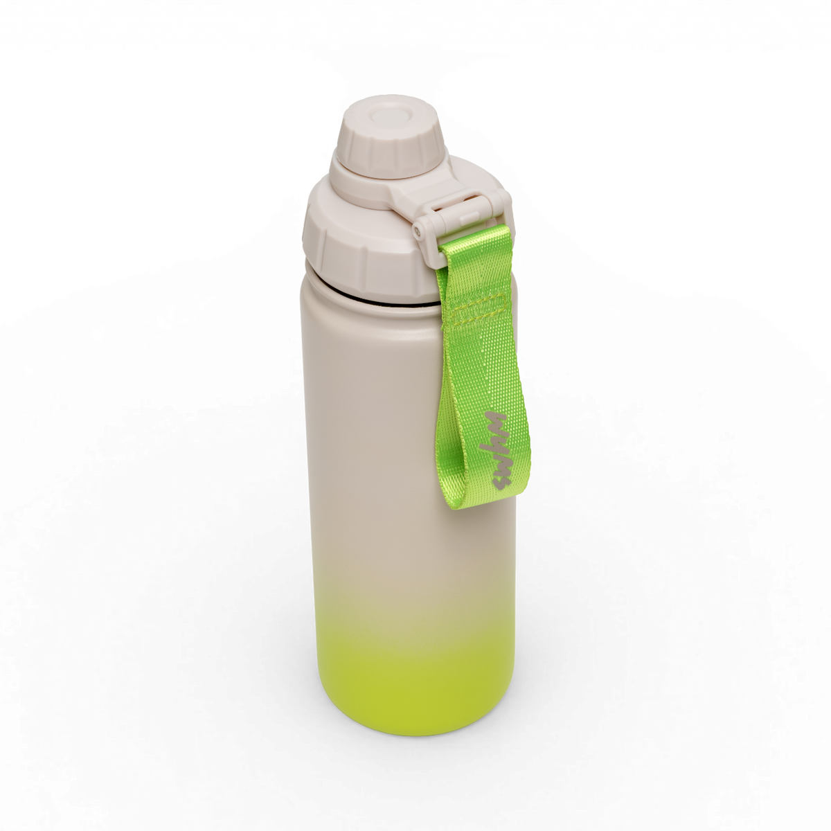 wyms Edelstahl Trinkflasche Fade Green – 500 ml, 100 % dicht, BPA-frei