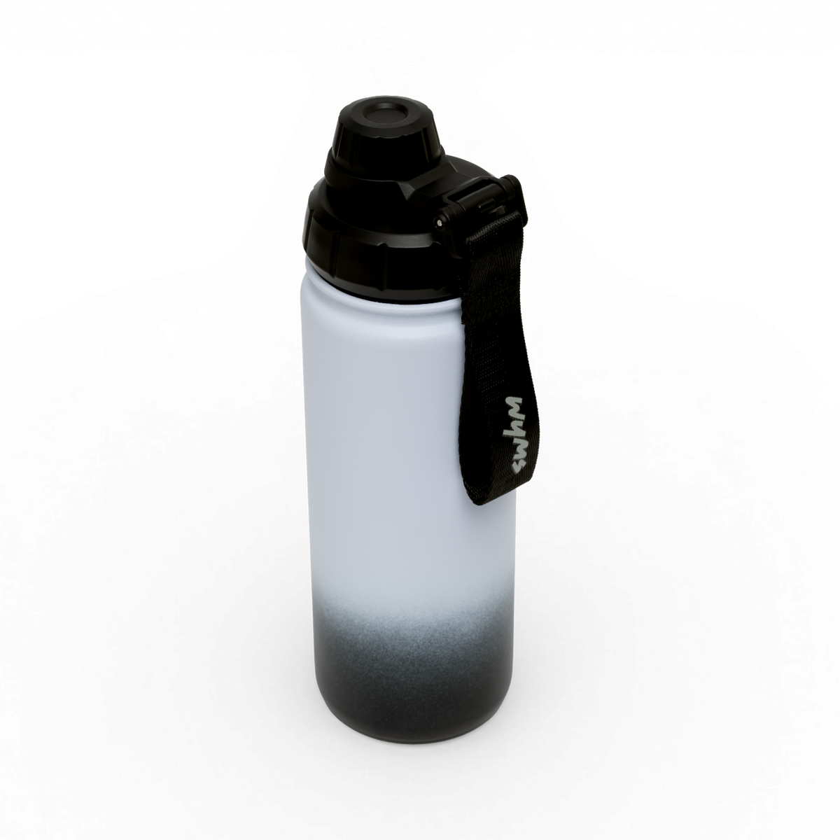 wyms Edelstahl Trinkflasche Fade Black – 500 ml, 100 % dicht, BPA-frei