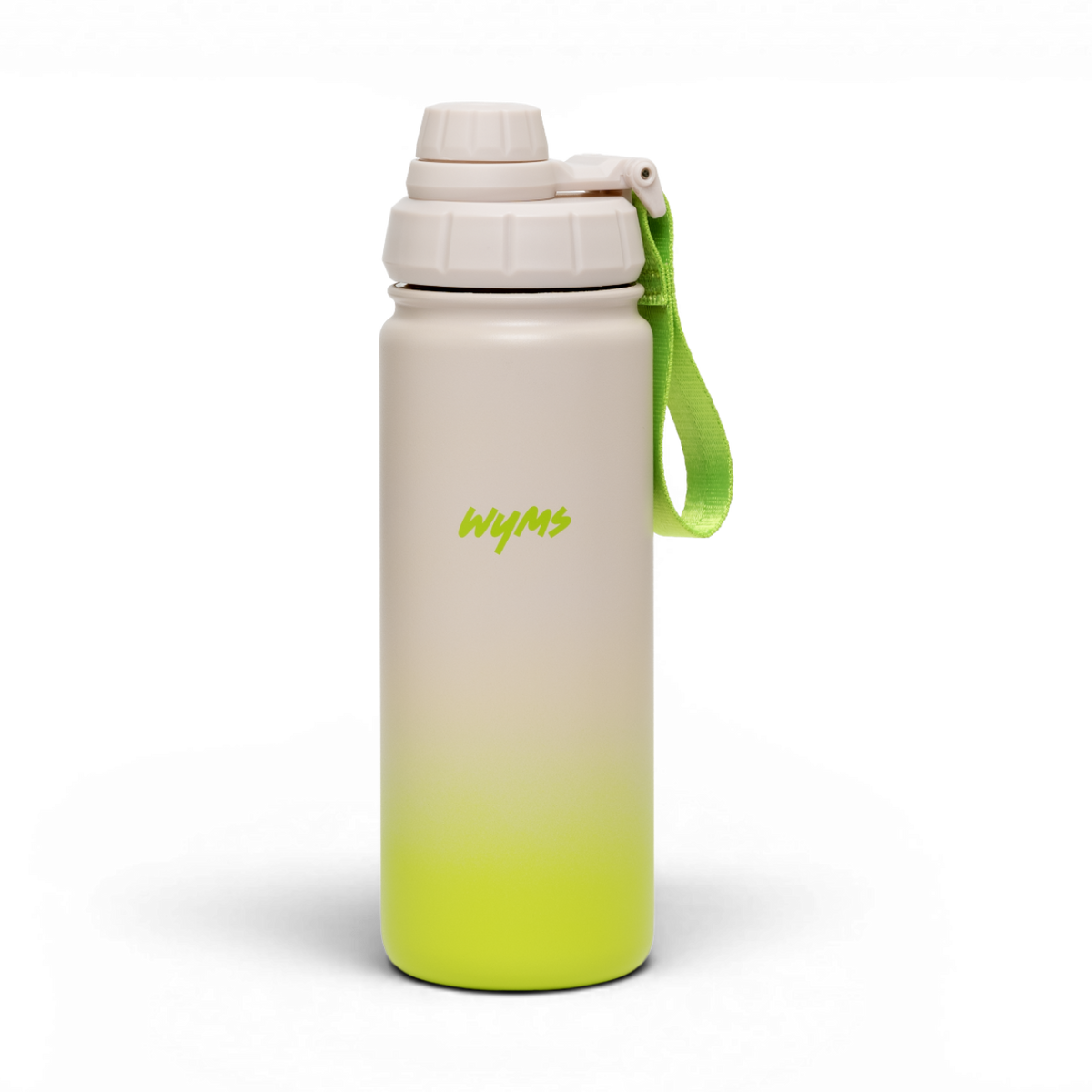wyms Edelstahl Trinkflasche Fade Green – 500 ml, 100 % dicht, BPA-frei